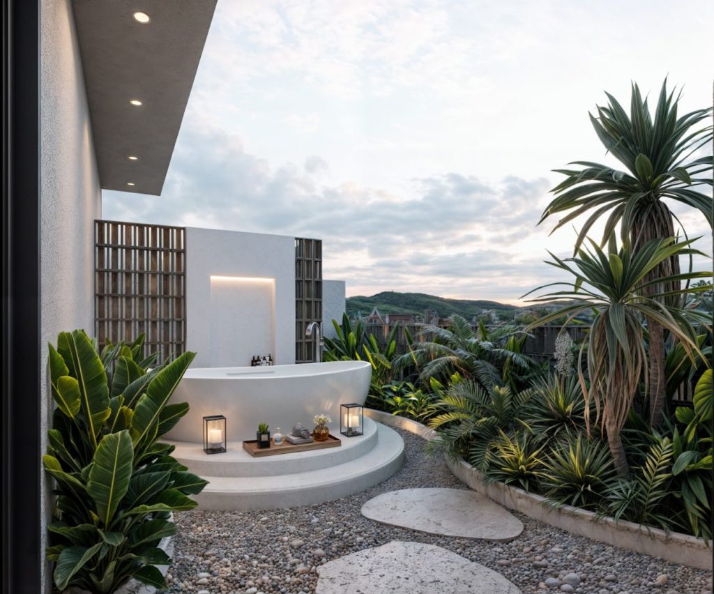 Amari Villas katuseterrass Cangus Investland Balilt